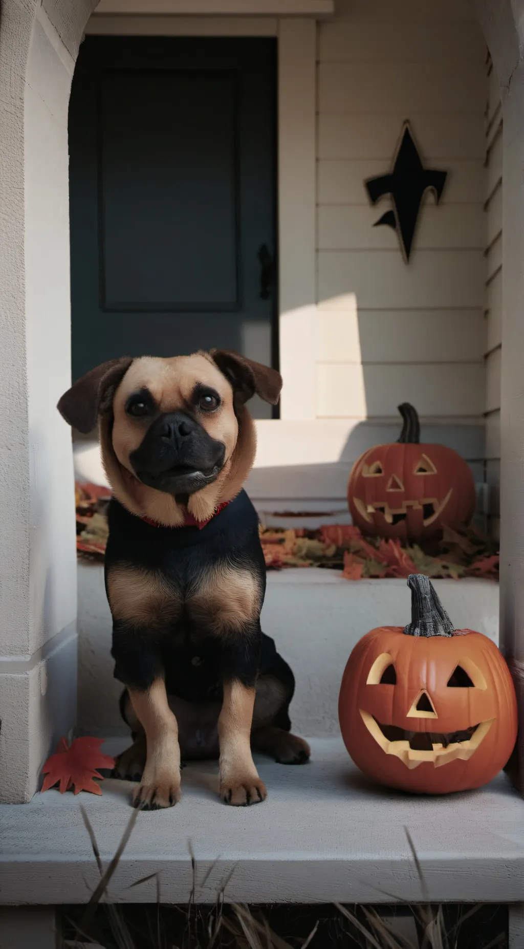 ai character: Doggy Halloween  background