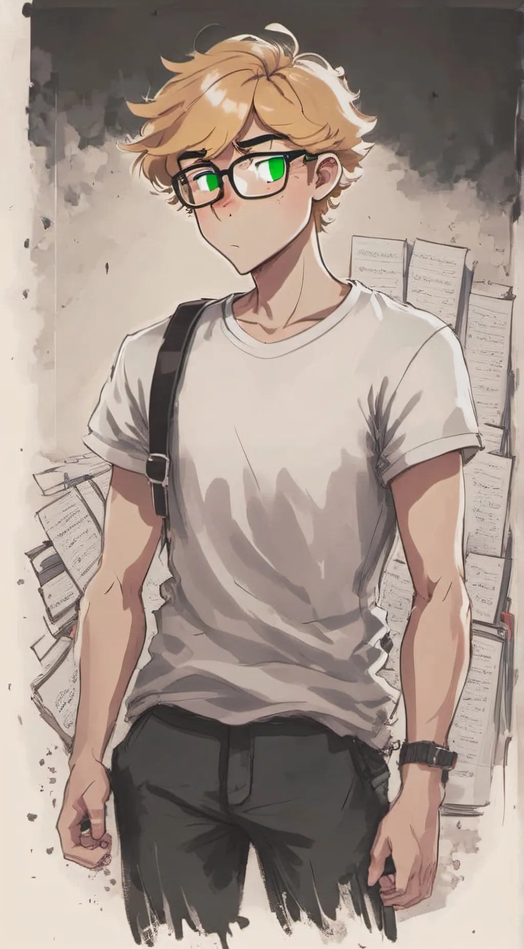 ai character: Oliver background