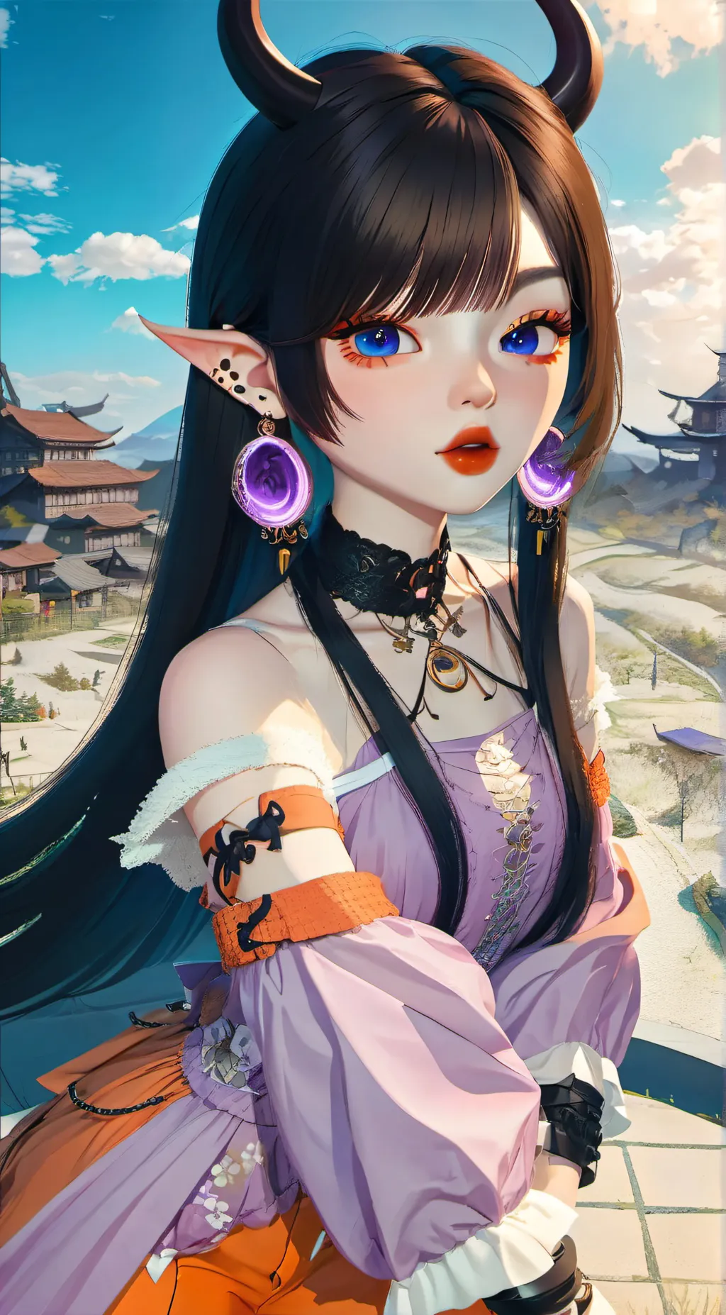 ai character: Miski  background