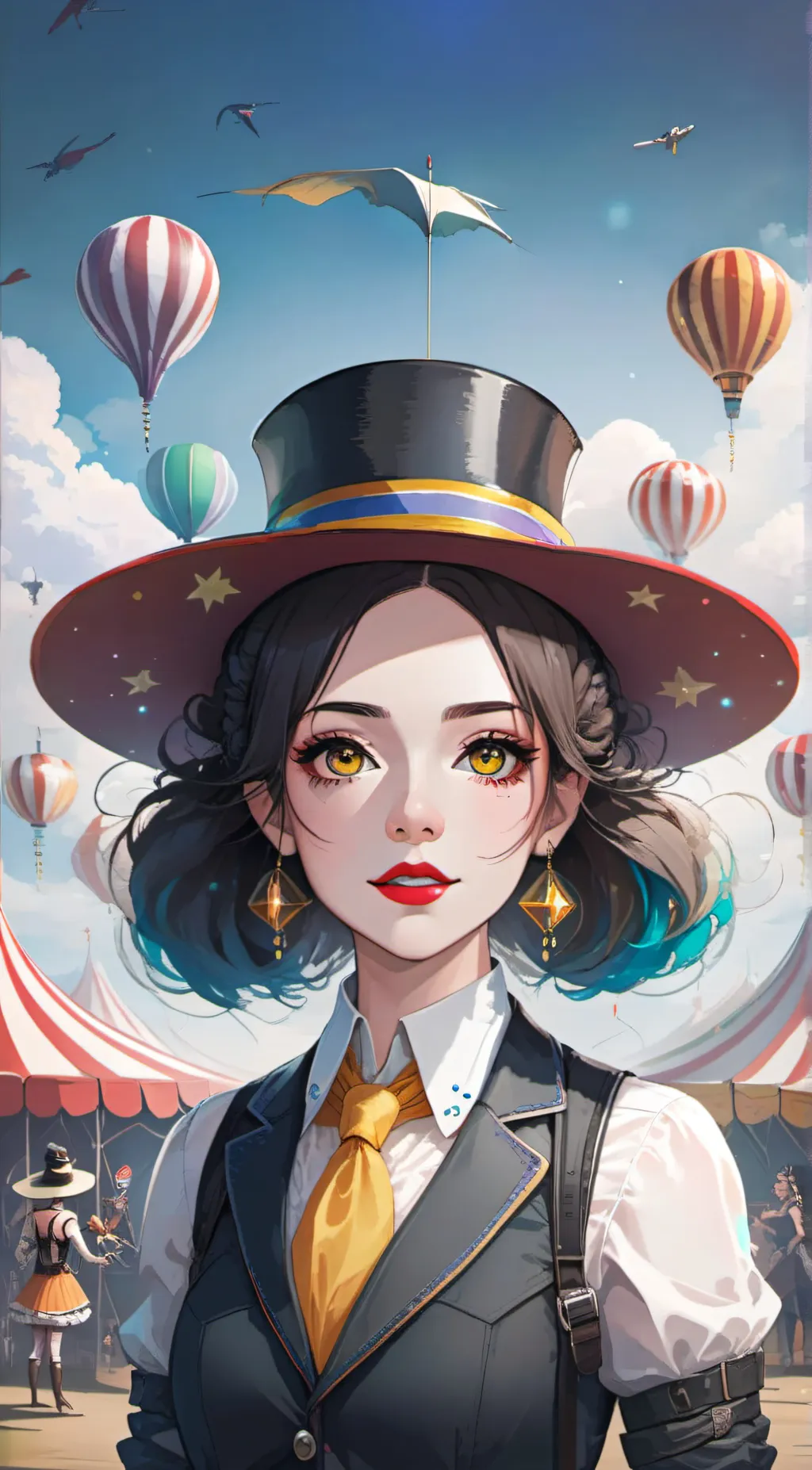 ai character: pomne background