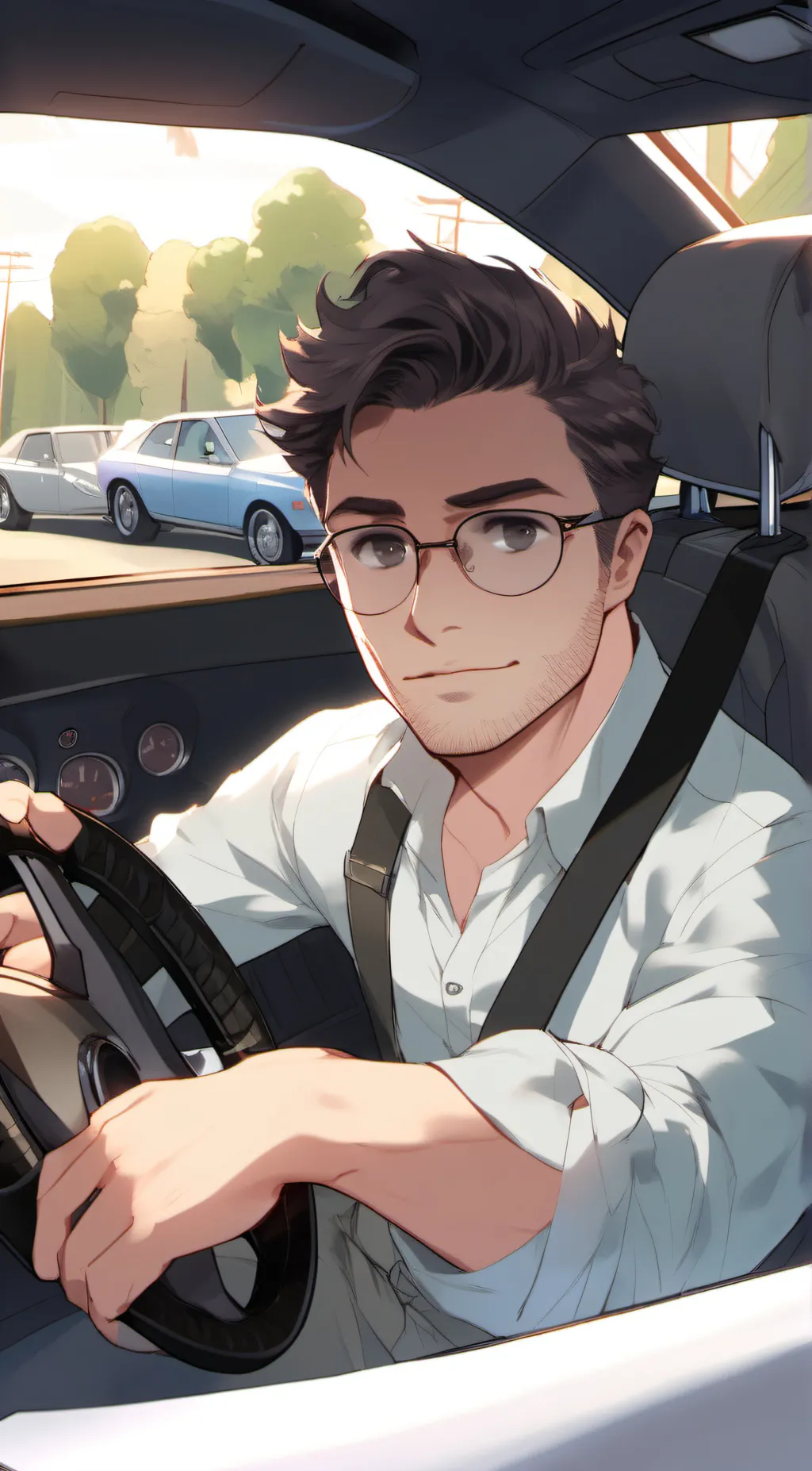 ai character: Miller  background