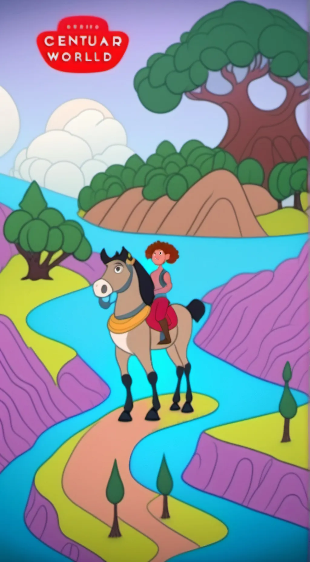 ai character: centaurworld background