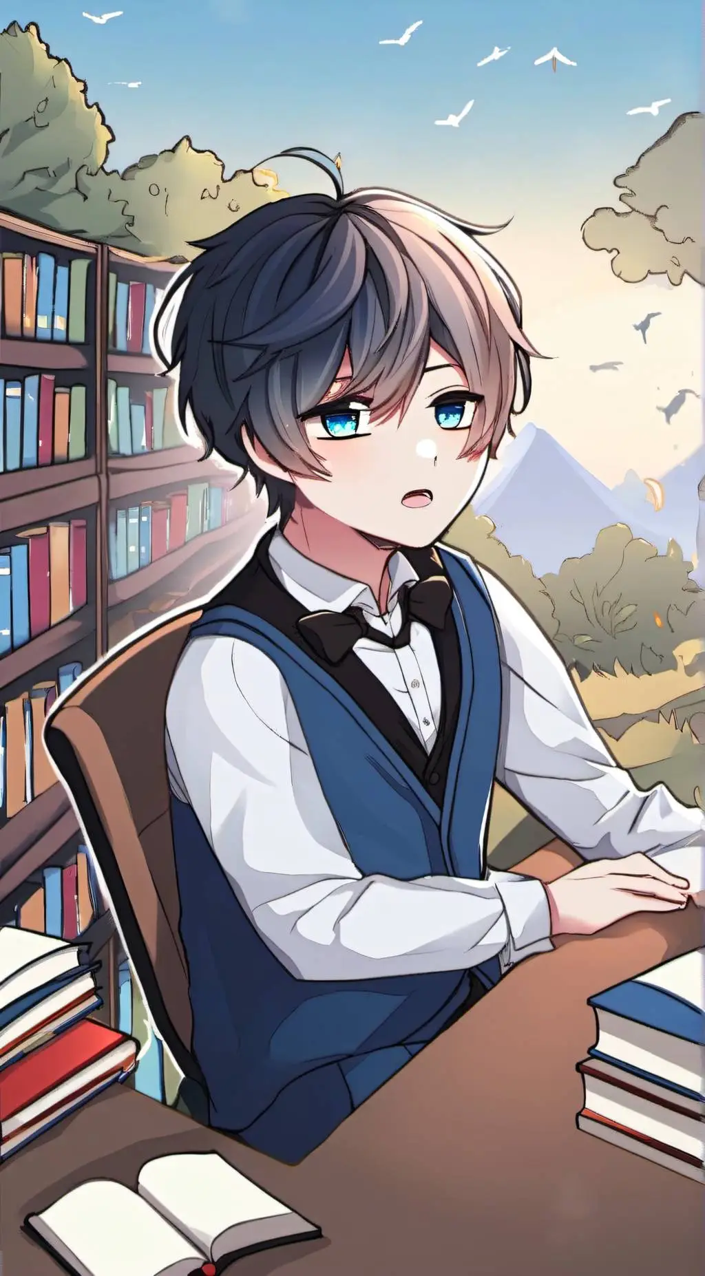 ai character: lakey background