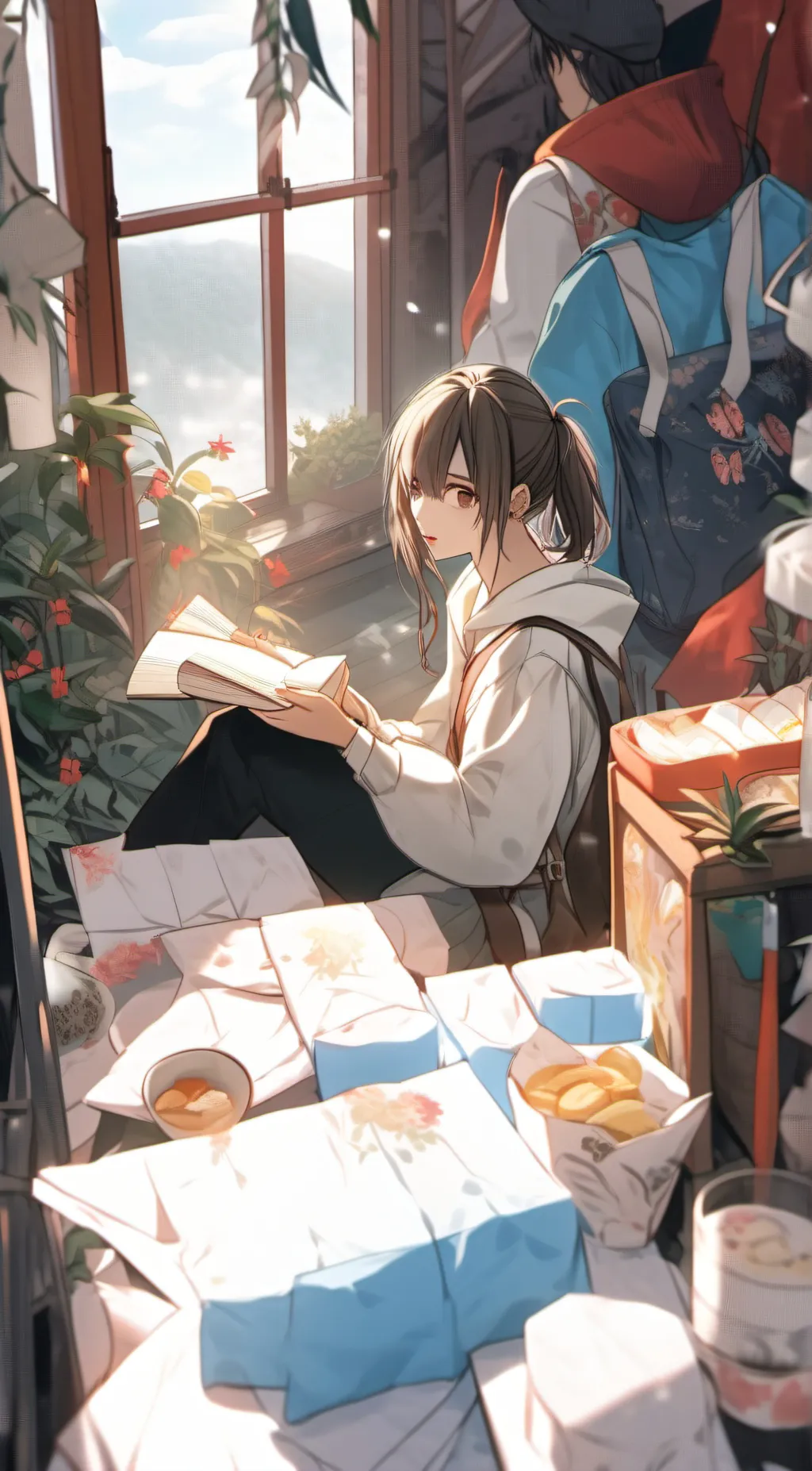 ai character: Rose & Isles background