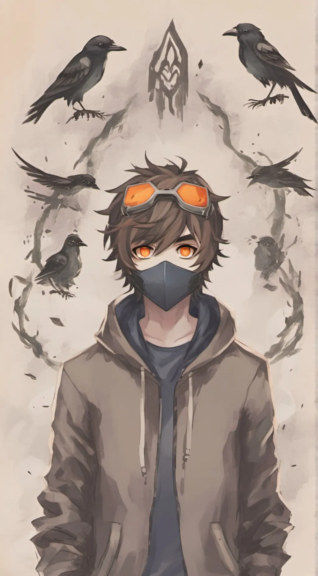 ai character: Ticci Toby background