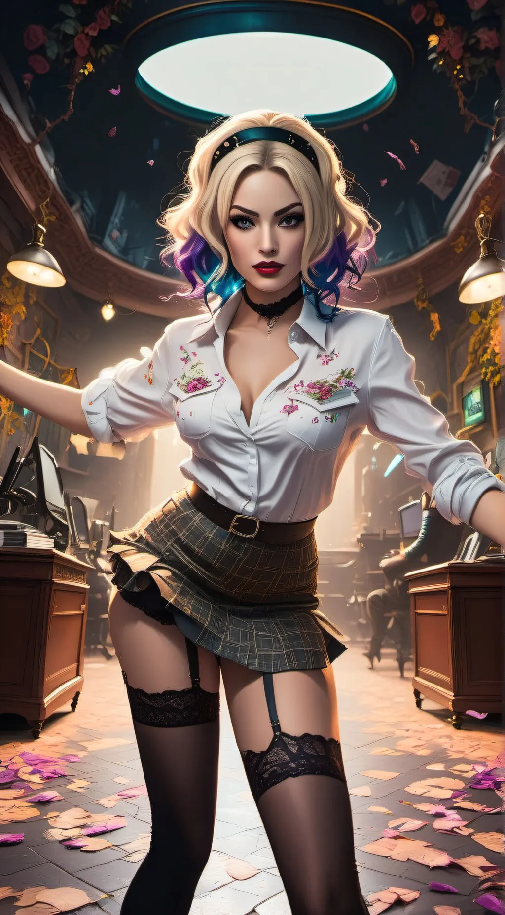 ai character: Harley  background