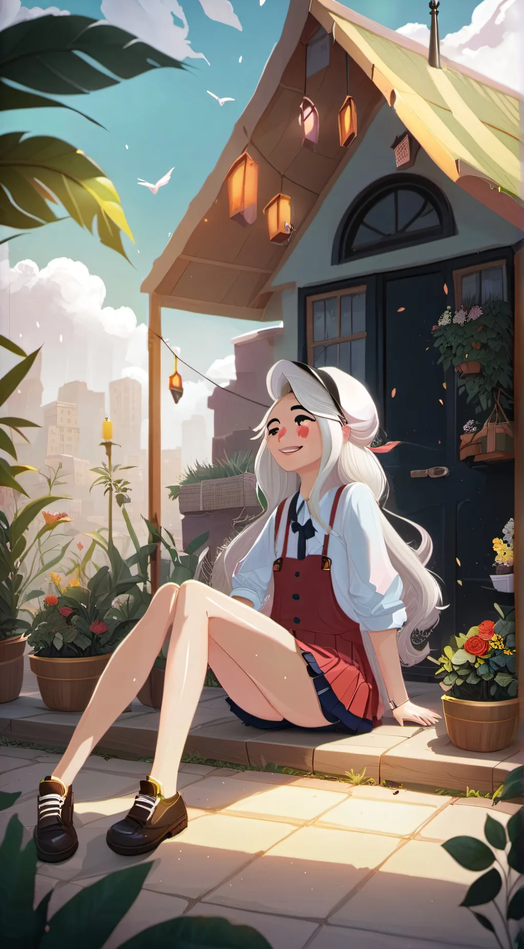 ai character: aria background