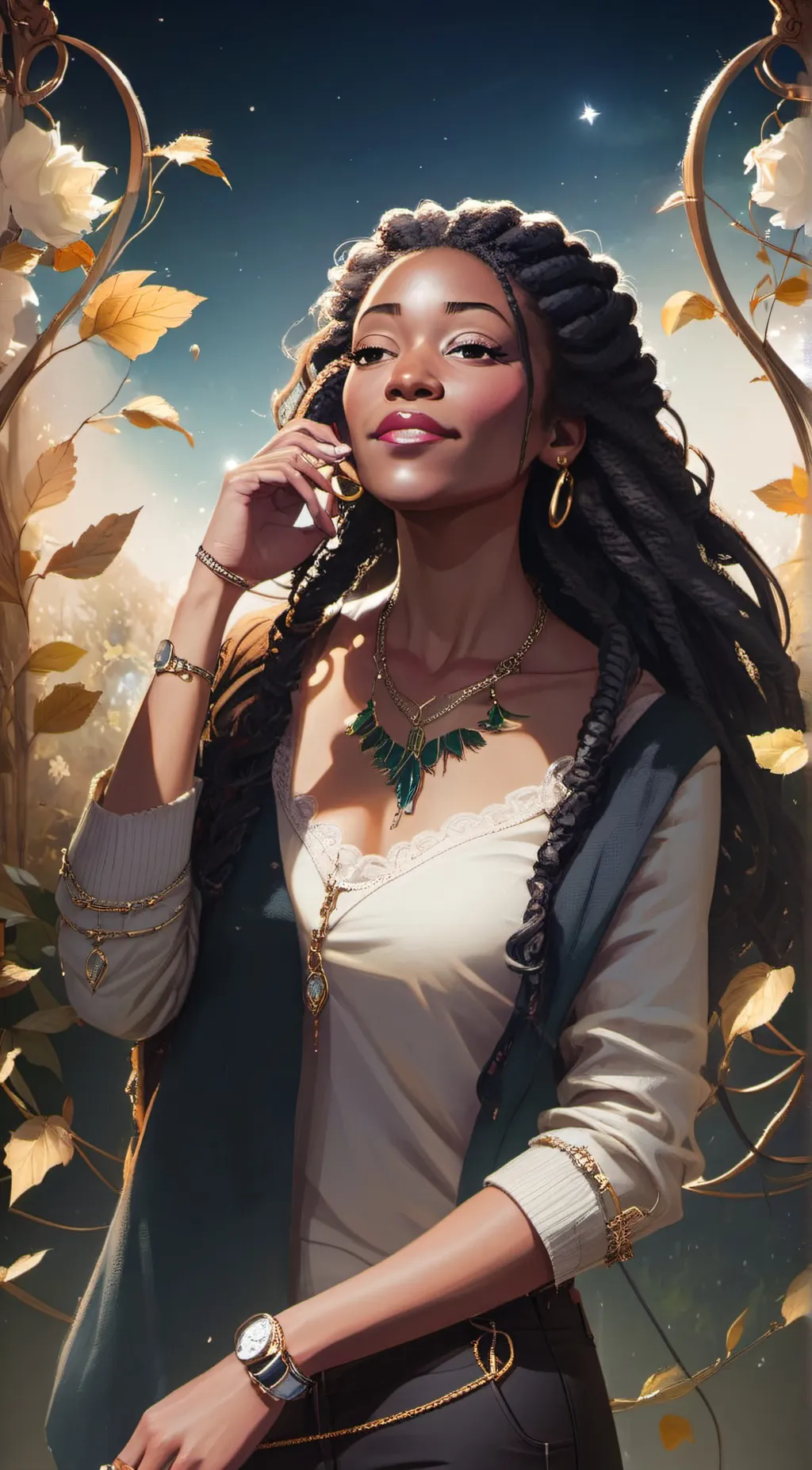 ai character: Ashley background