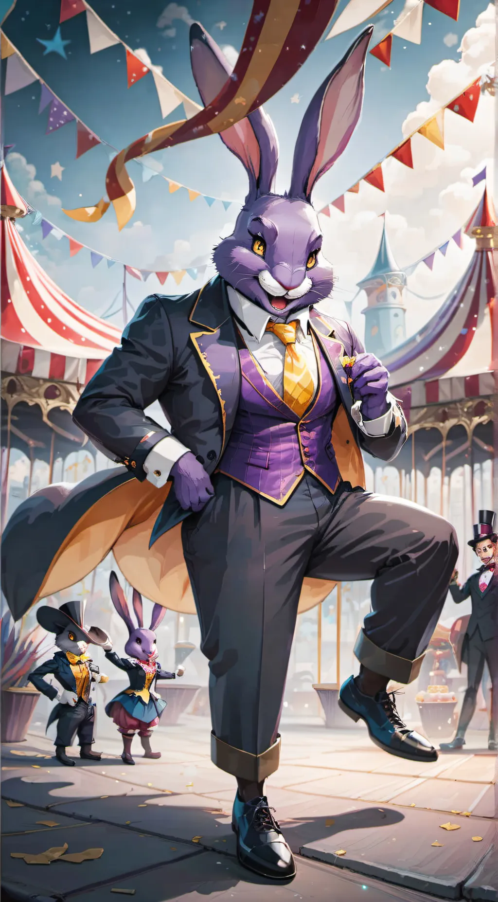 ai character: Jax😘 background