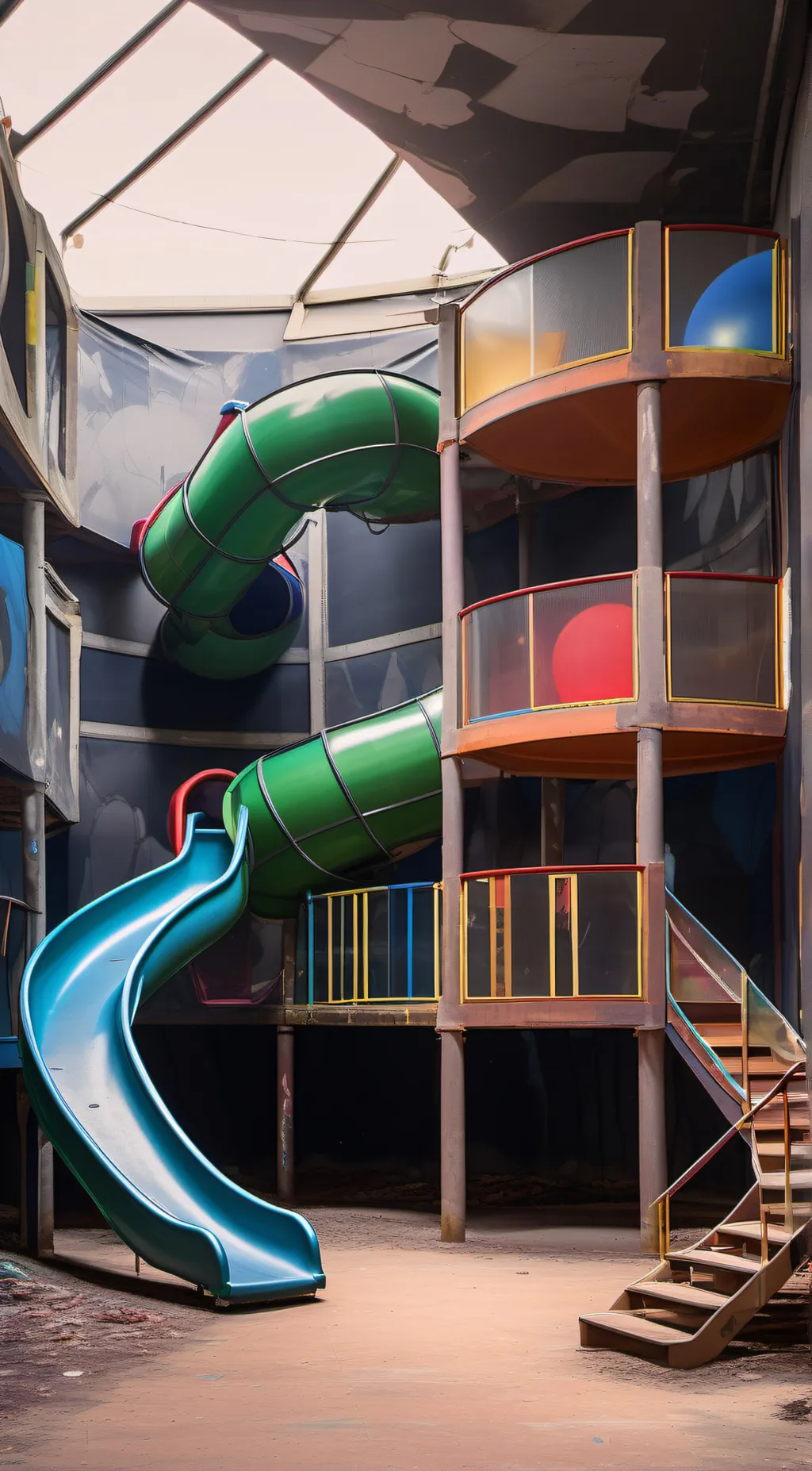 ai character: End of the world background