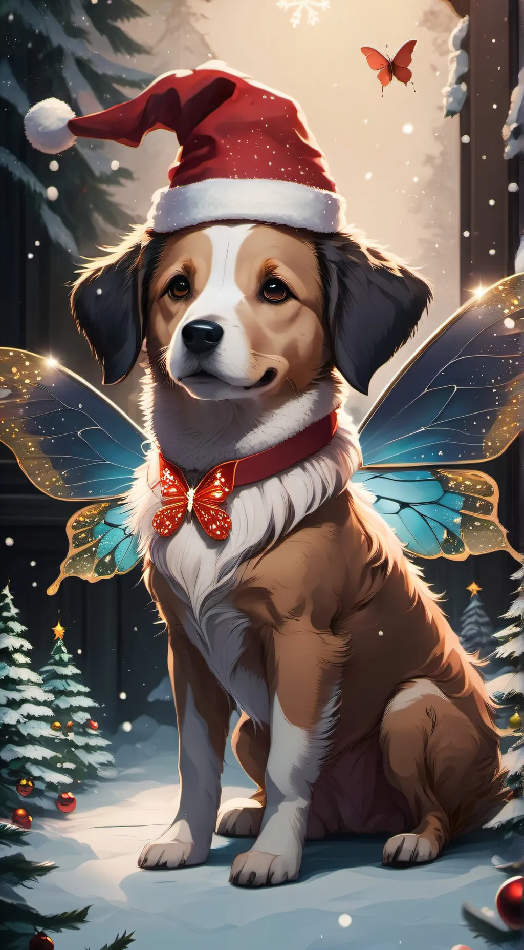 ai character: Holly Holiday background