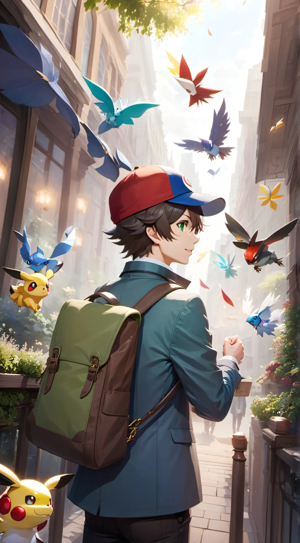 ai character: Ash background