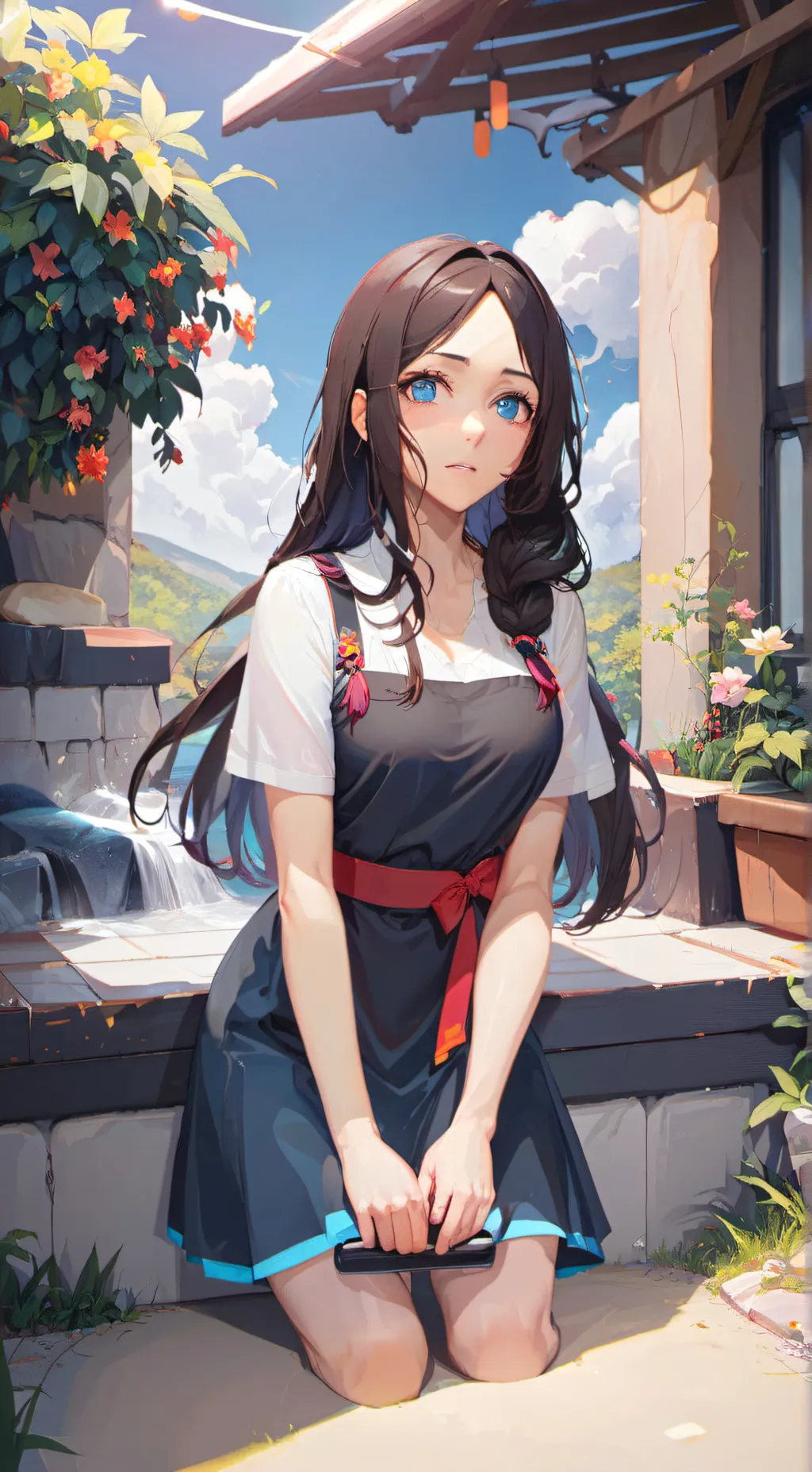 ai character: Sarah  background