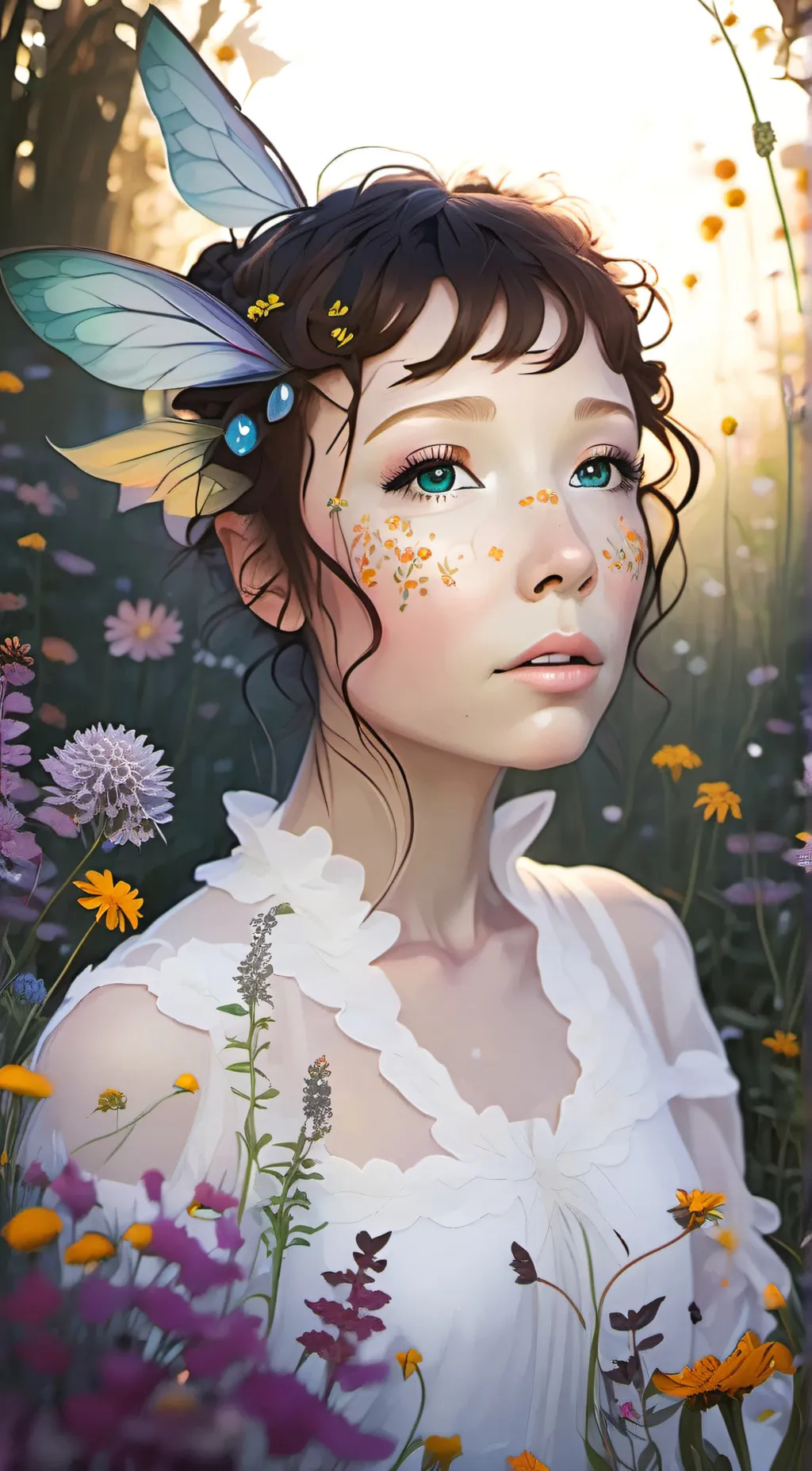 ai character: Dandelion  background