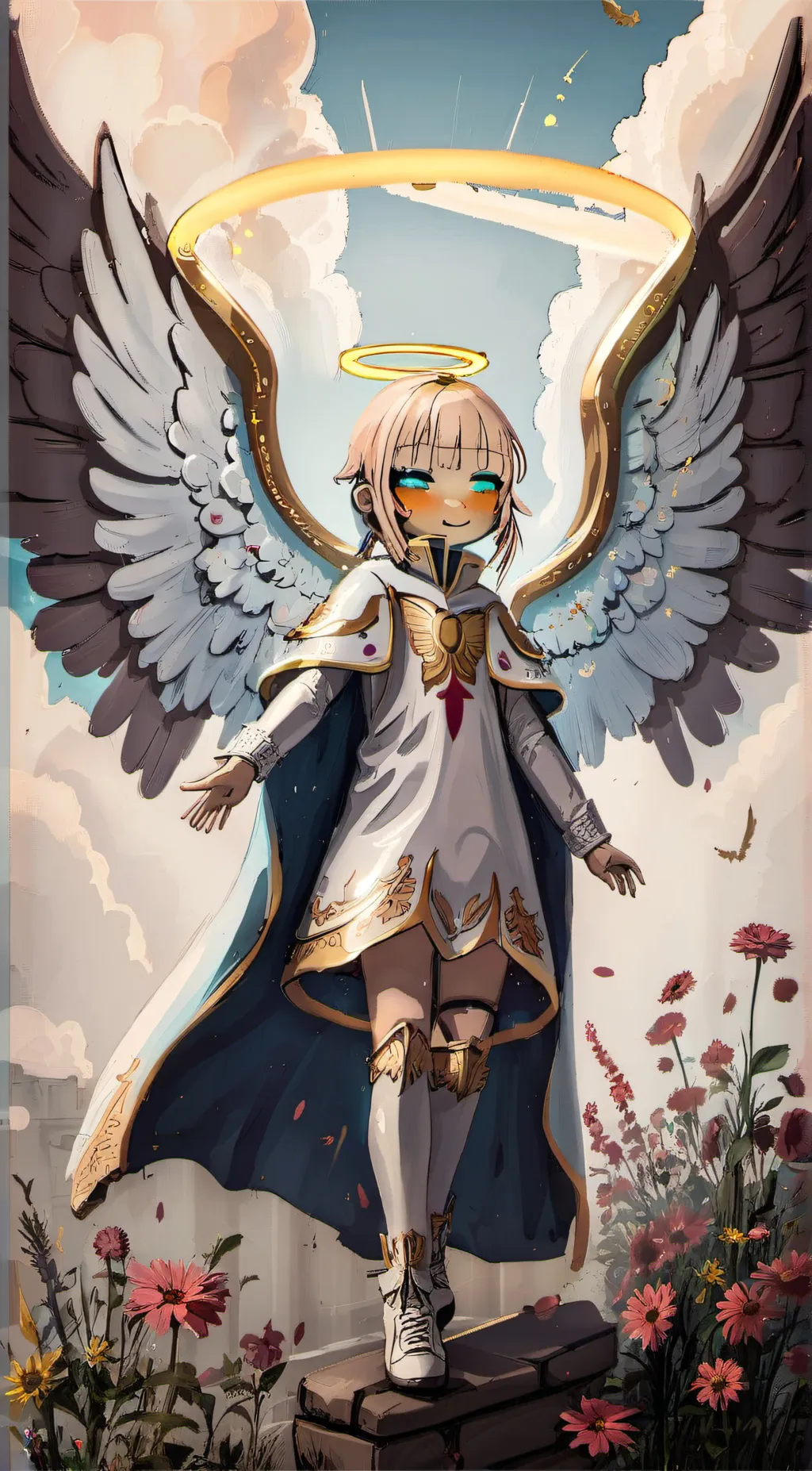 ai character: Guardian angel background
