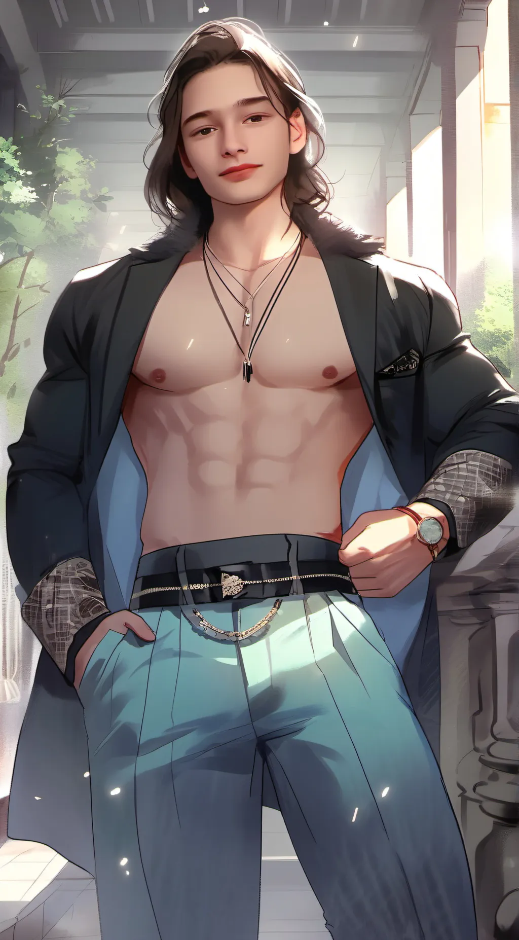 ai character: Ash background