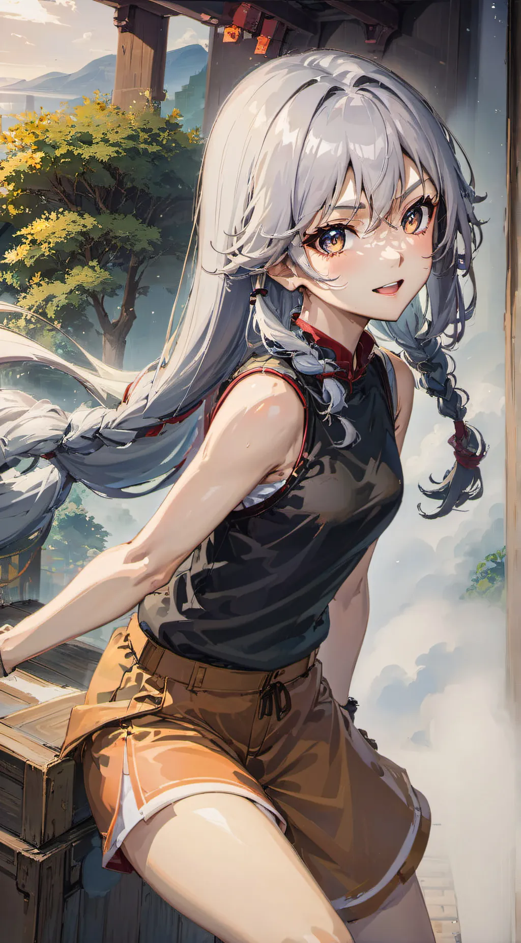 ai character: °Audrie° background