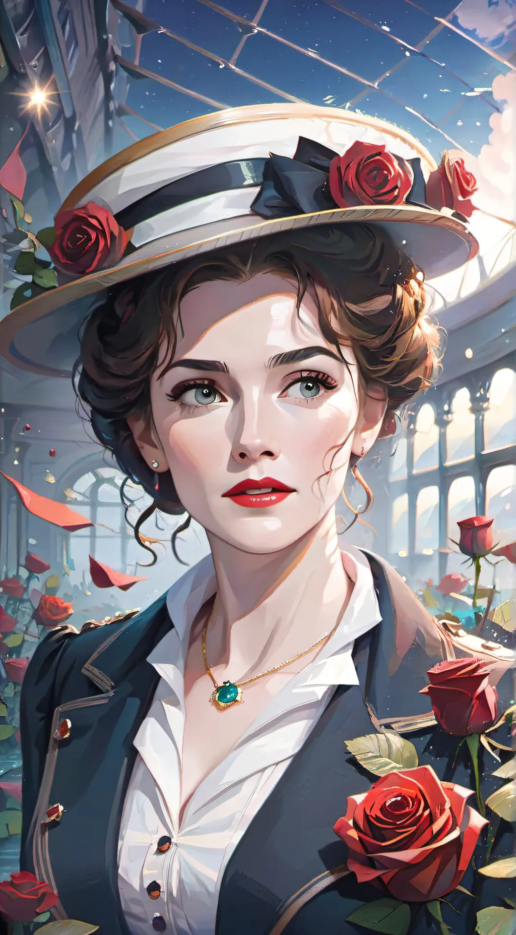 ai character: rose dawwitt  background