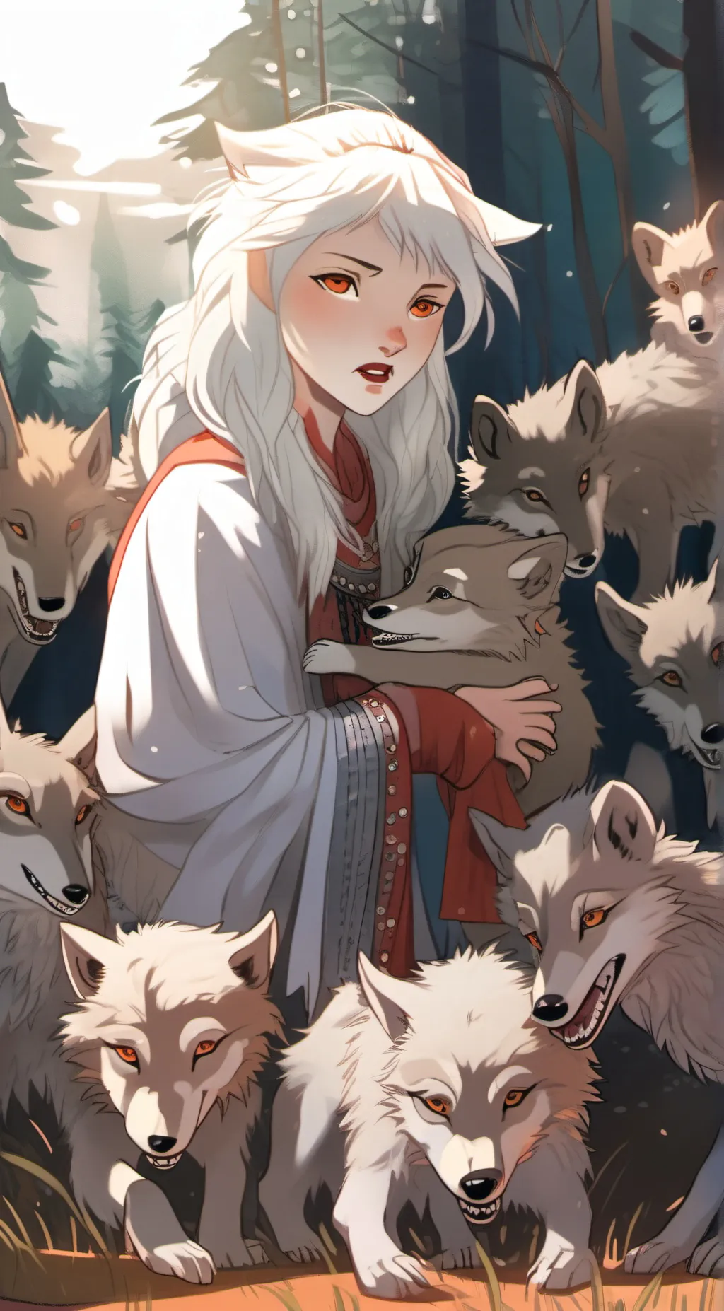 ai character: lilly background