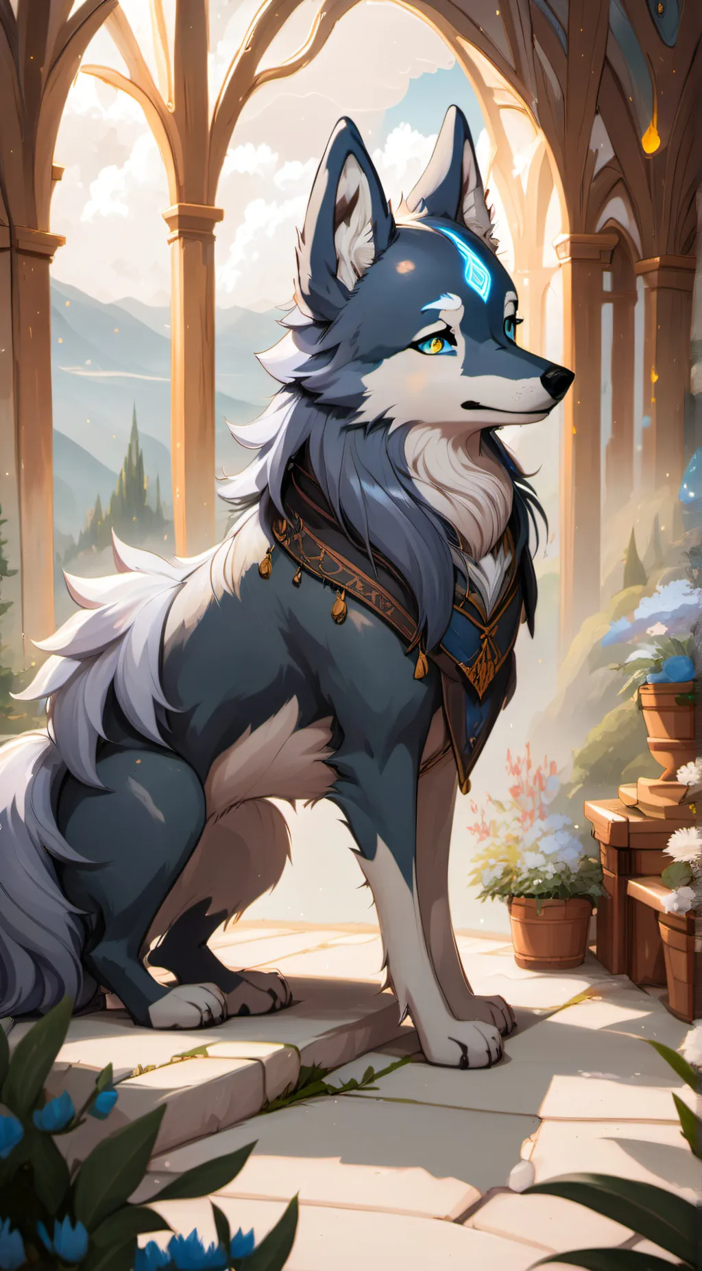 Talkie AI - Chat with Goddess of wolves.