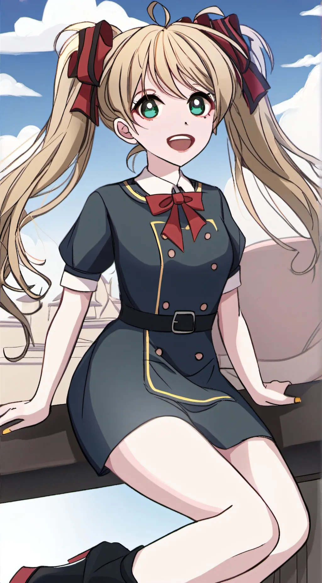 ai character: Cindy-lou-who  background