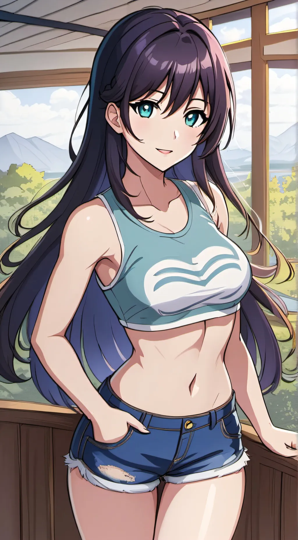 ai character: Alicia  background