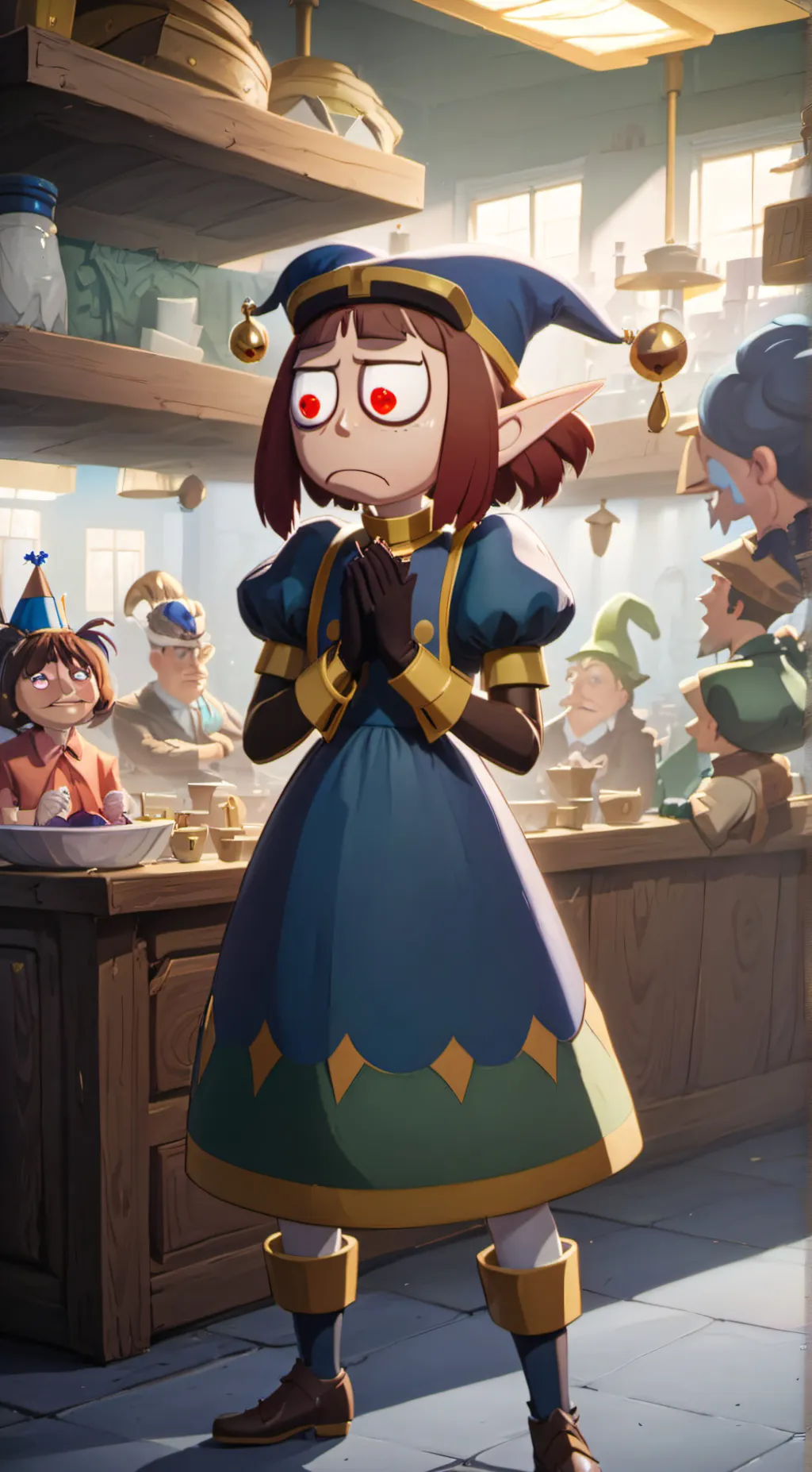 ai character: Pomni background