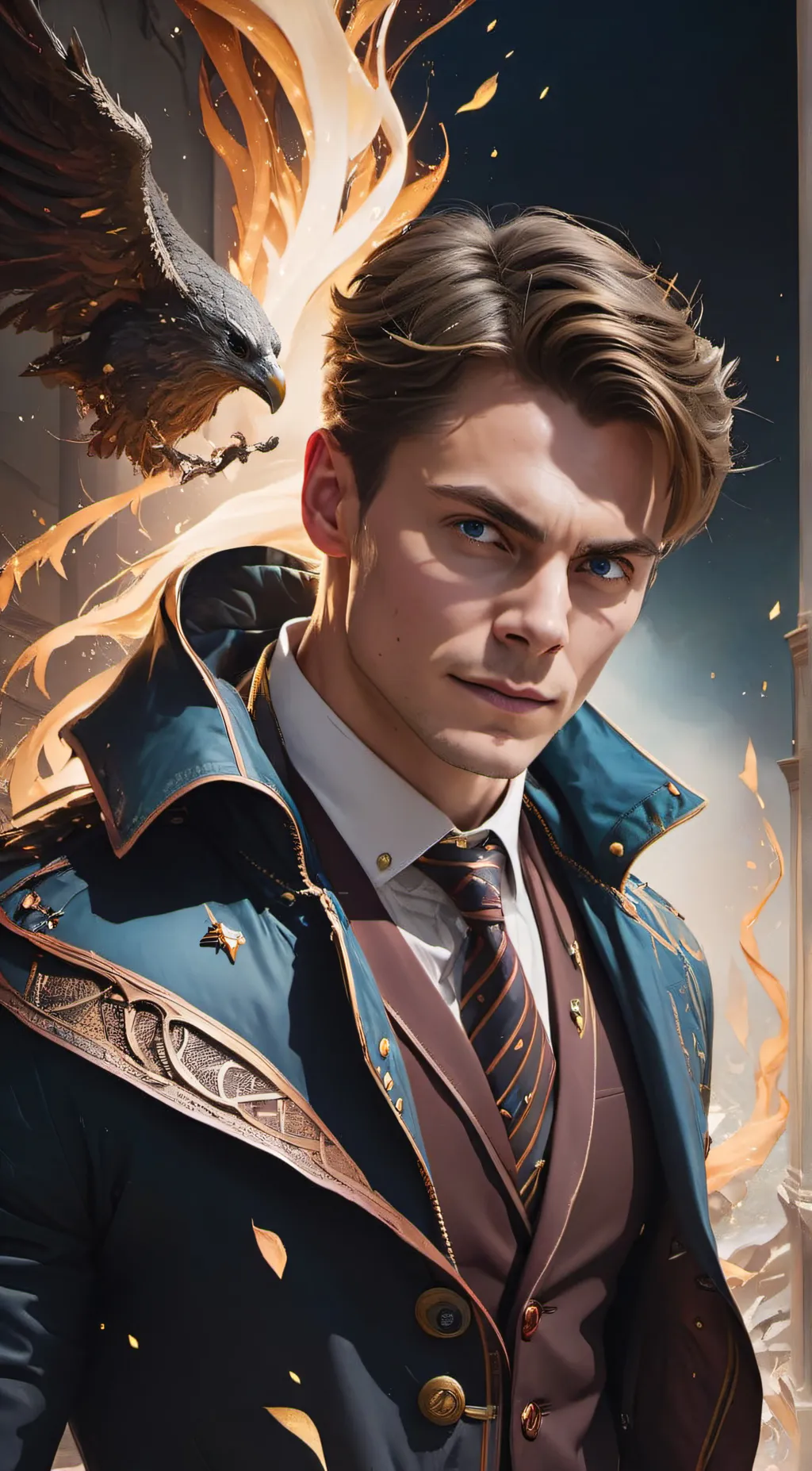 ai character: Kaz Brekker  background