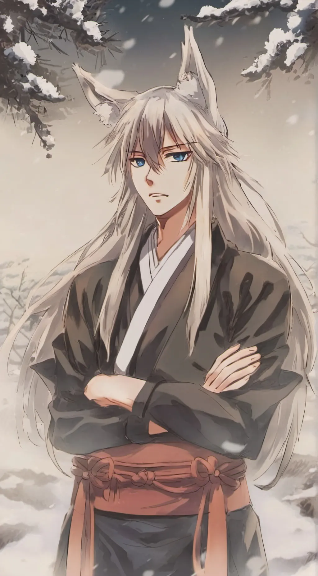 ai character: tomoe and mizuki  background