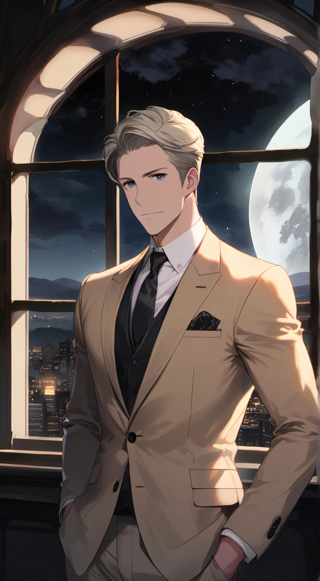 ai character: Levi Richter background