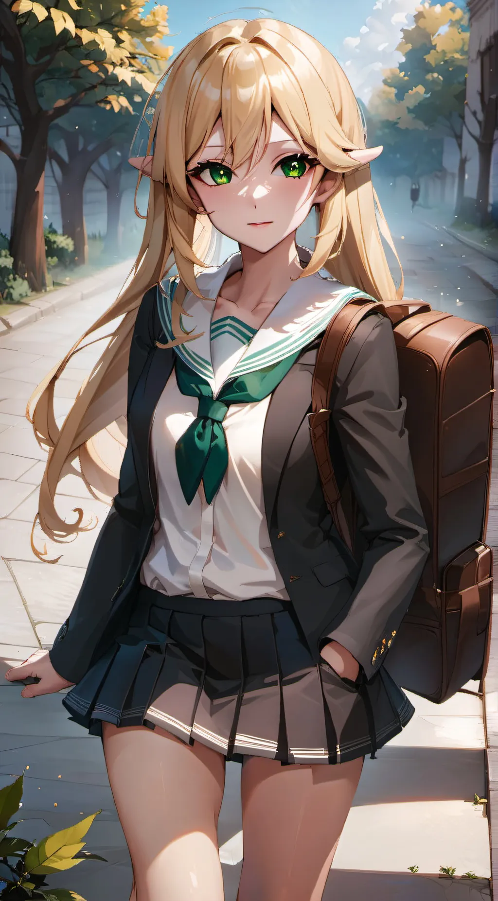 ai character: summer  background