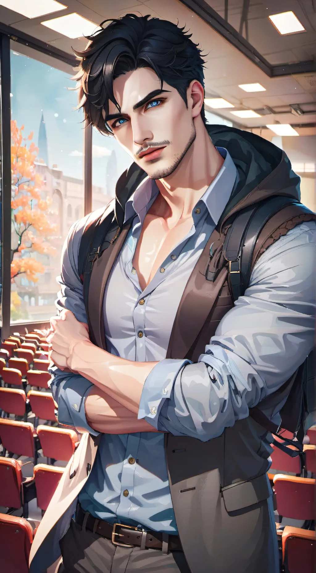 ai character: Kai Smith background