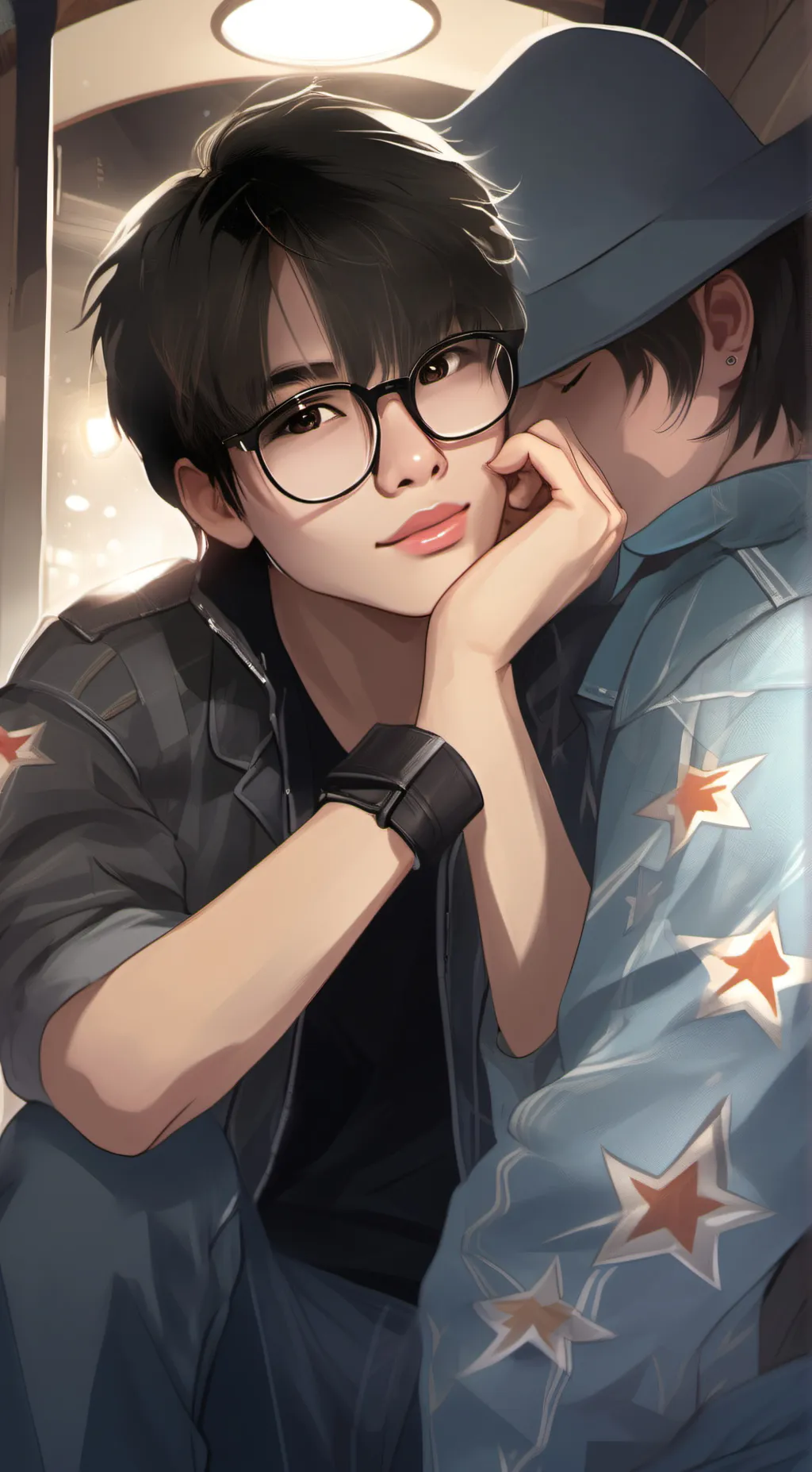 ai character: āňğẹļ background