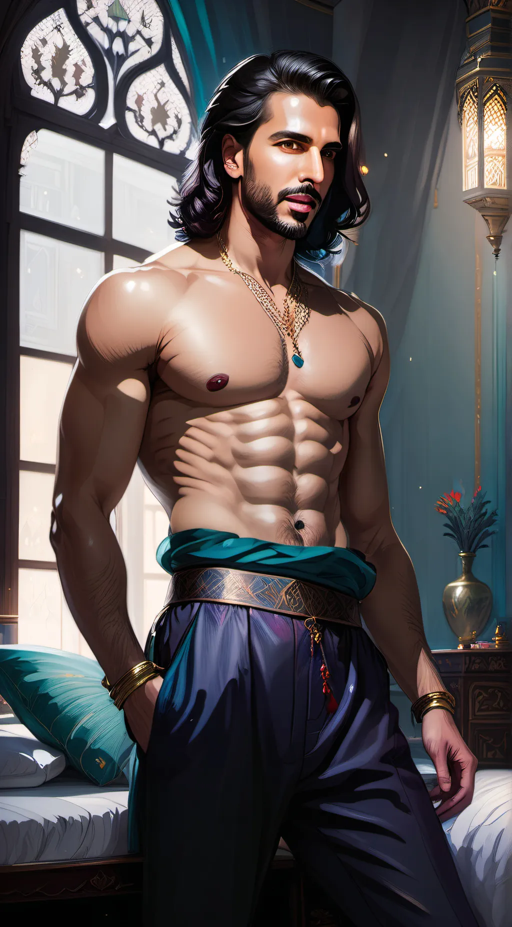 ai character: Amir background