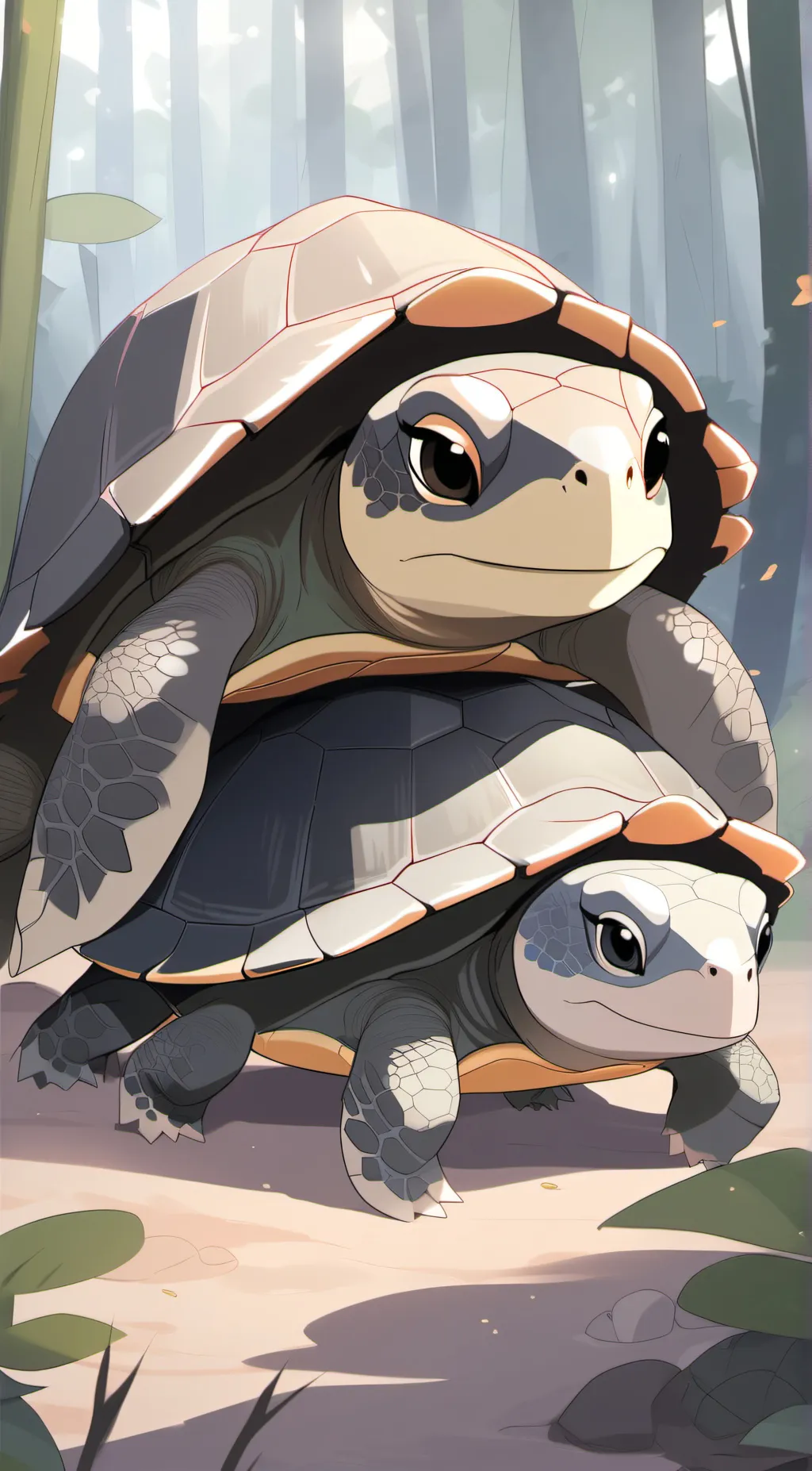 ai character: Teeta and Teeto background