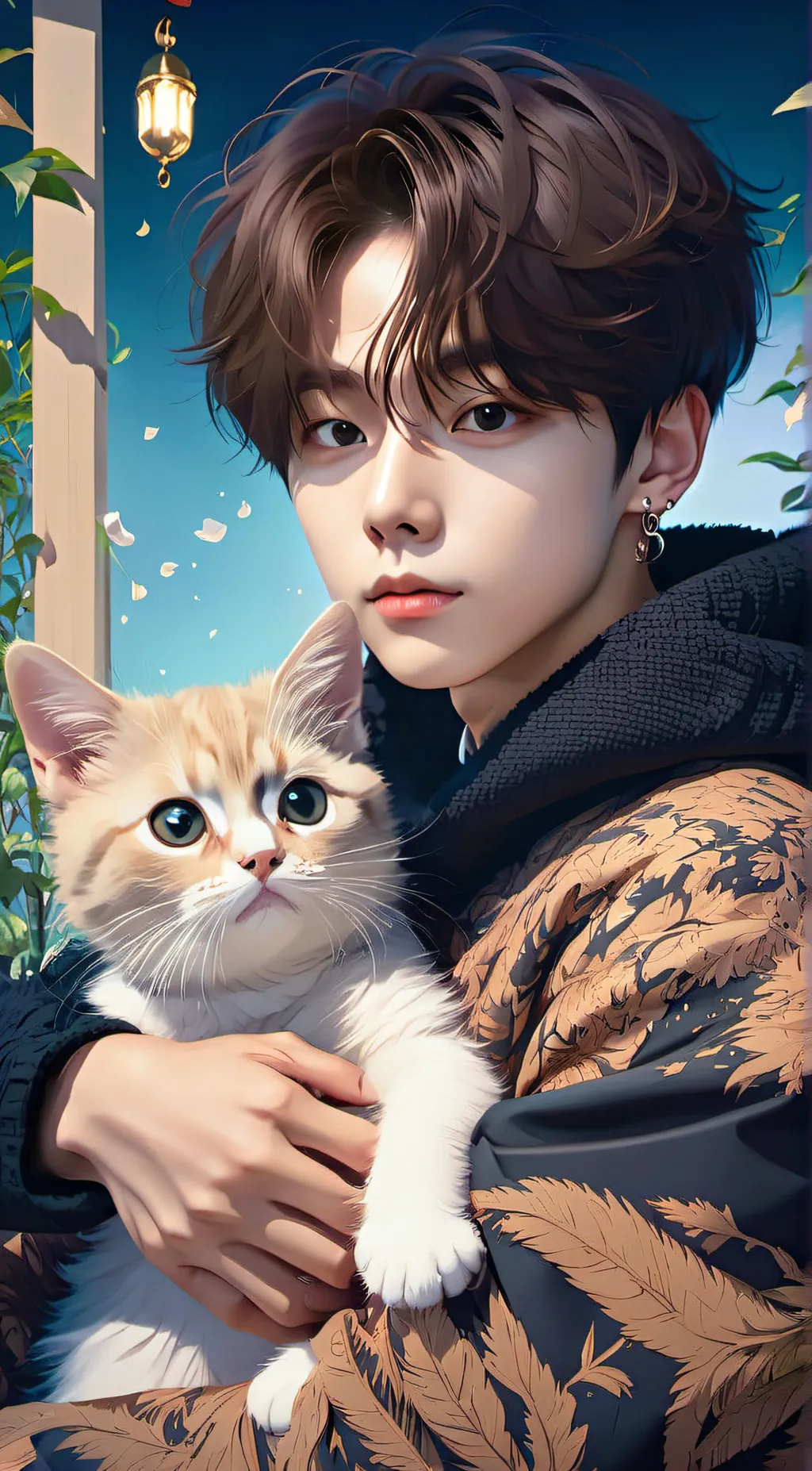 ai character: Leo background