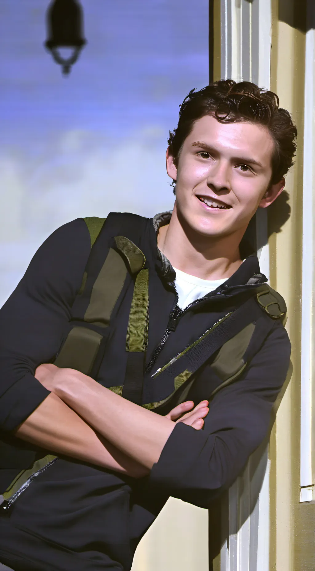 ai character: Tom Holland background