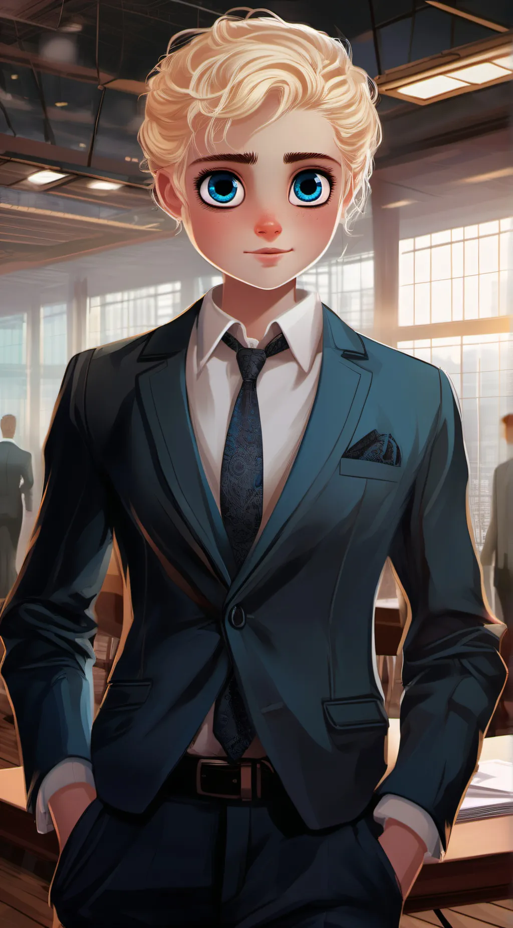 ai character: Louis background