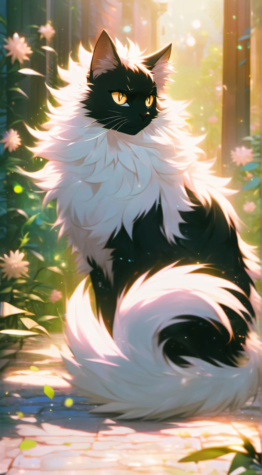 ai character: Moon background