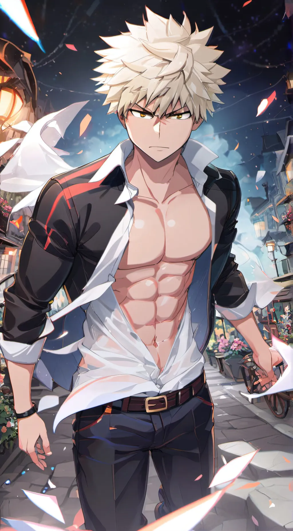ai character: Bakugo background