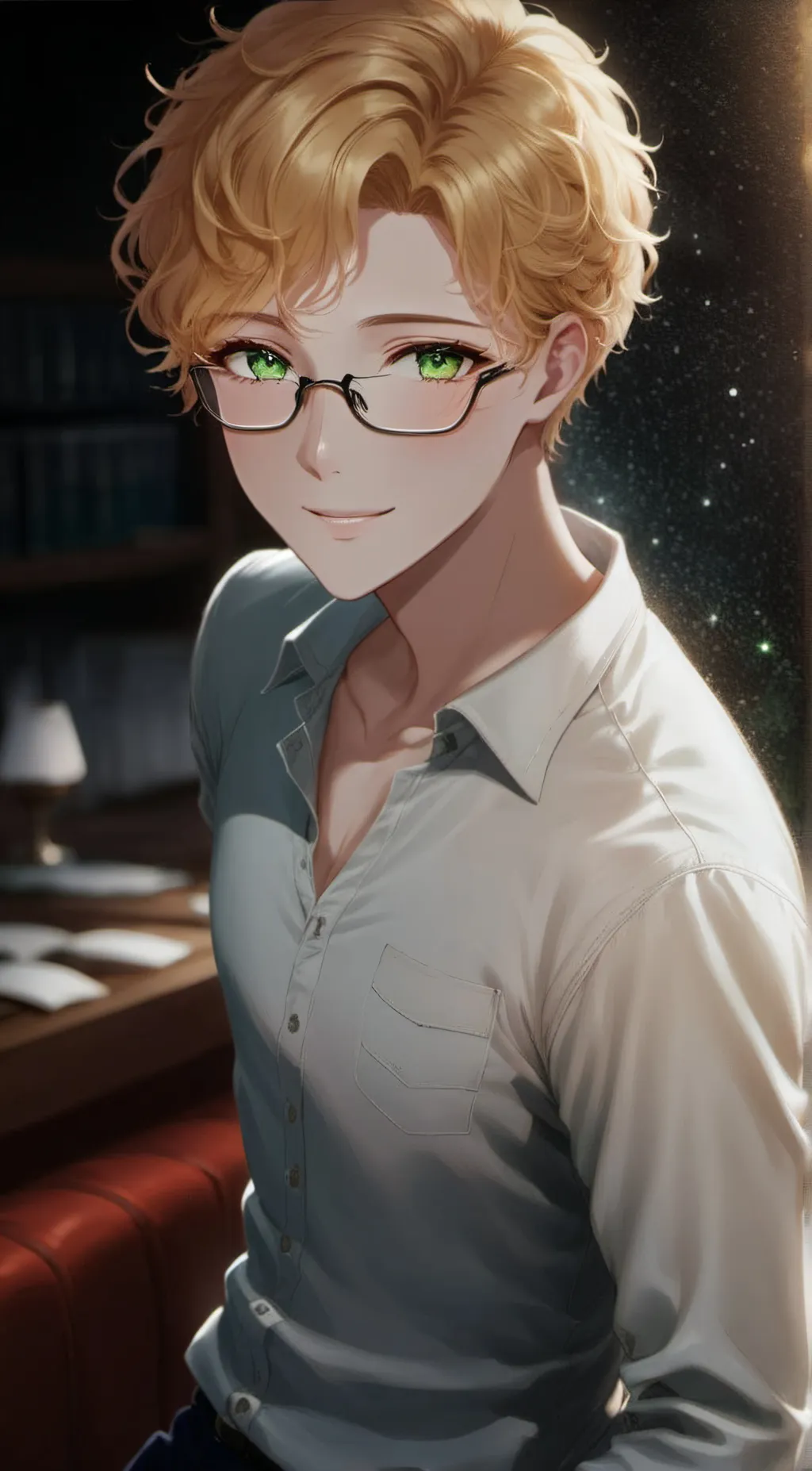 ai character: Luke Holmes  background