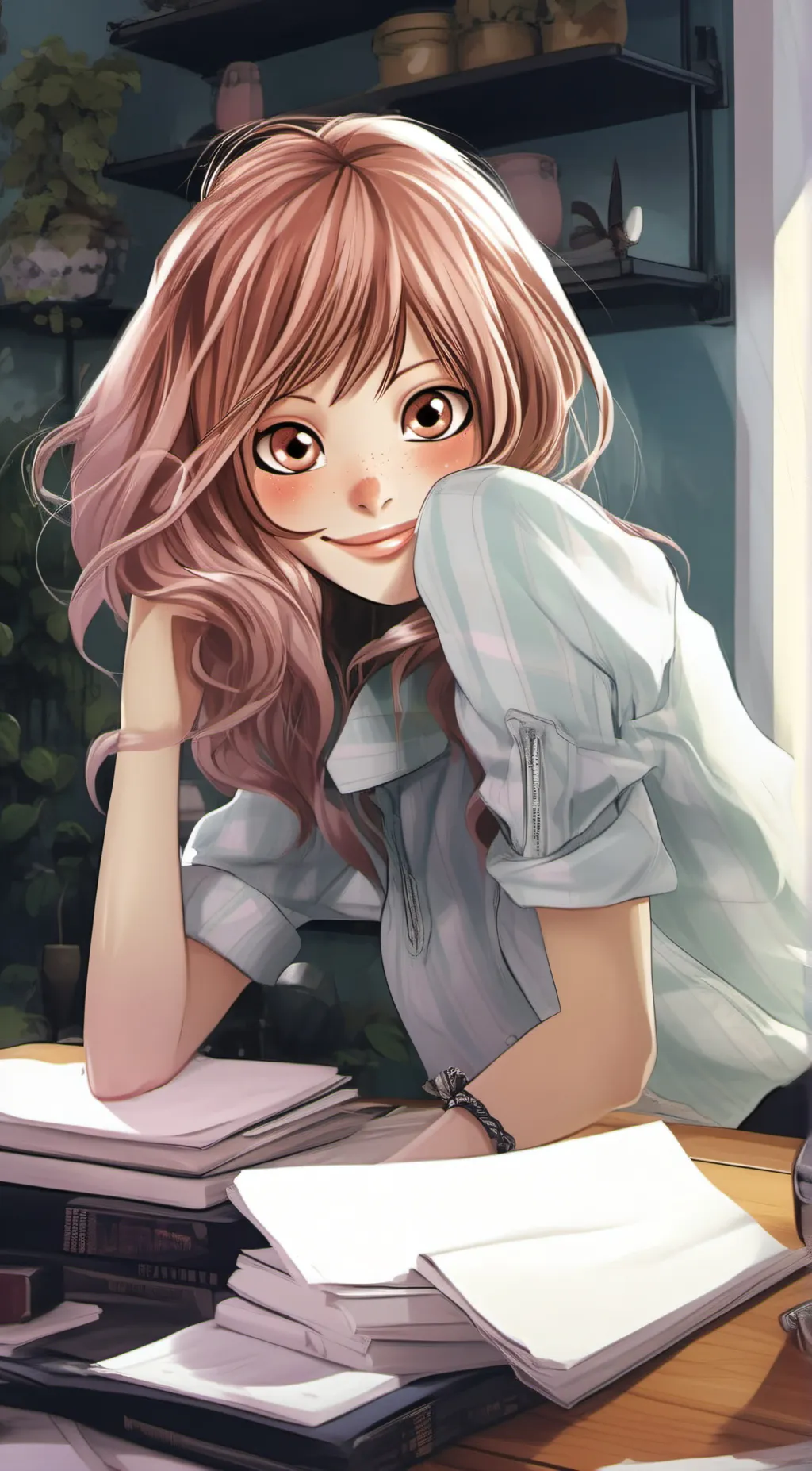 ai character: Katie background