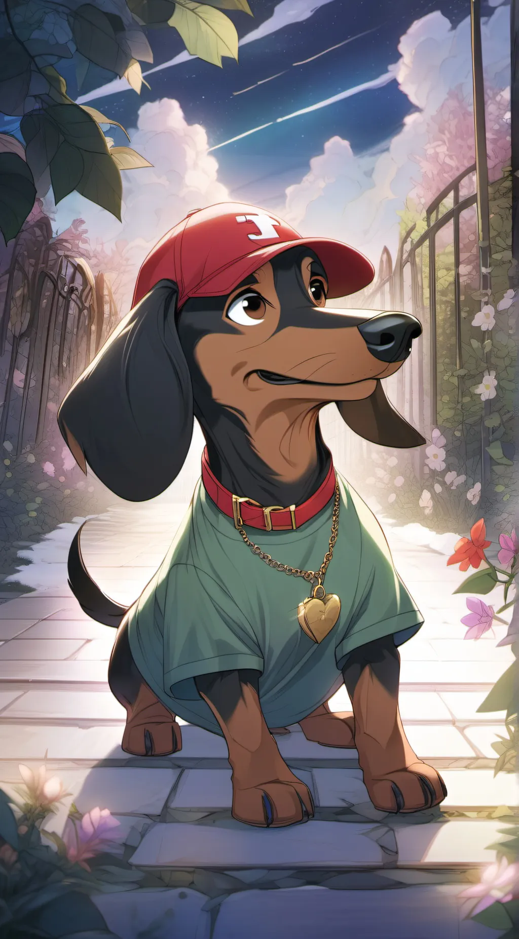 ai character: itchy background