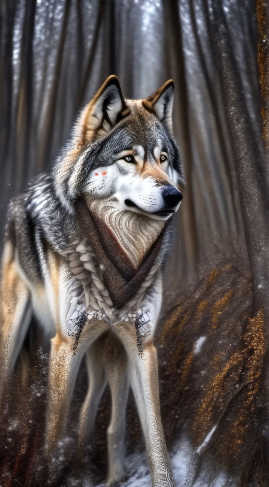 ai character: brownie background