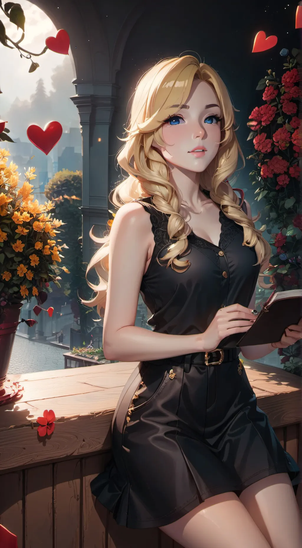 ai character: kira amorã background