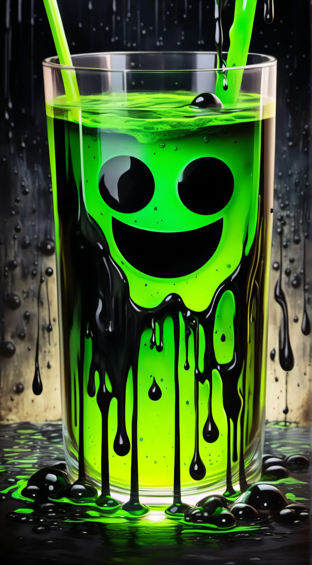 ai character: Liquid Uranium background