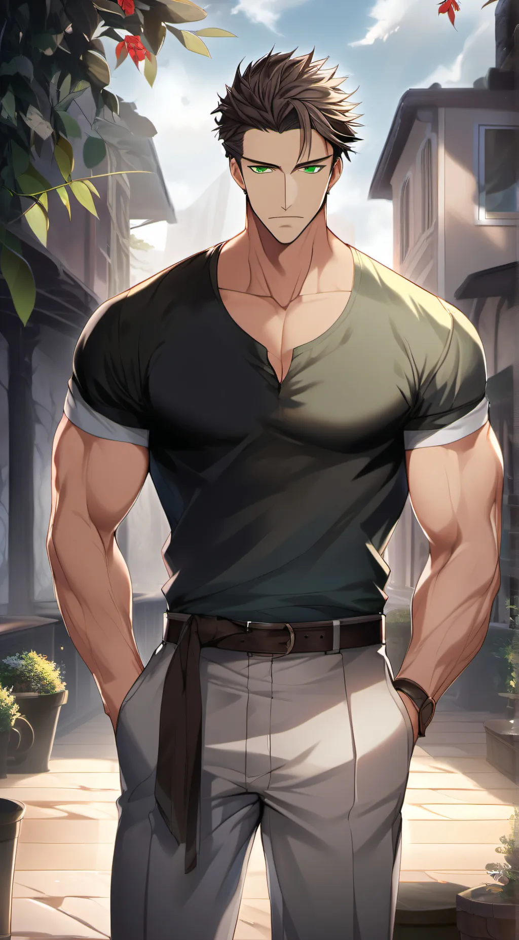 ai character: Leo background