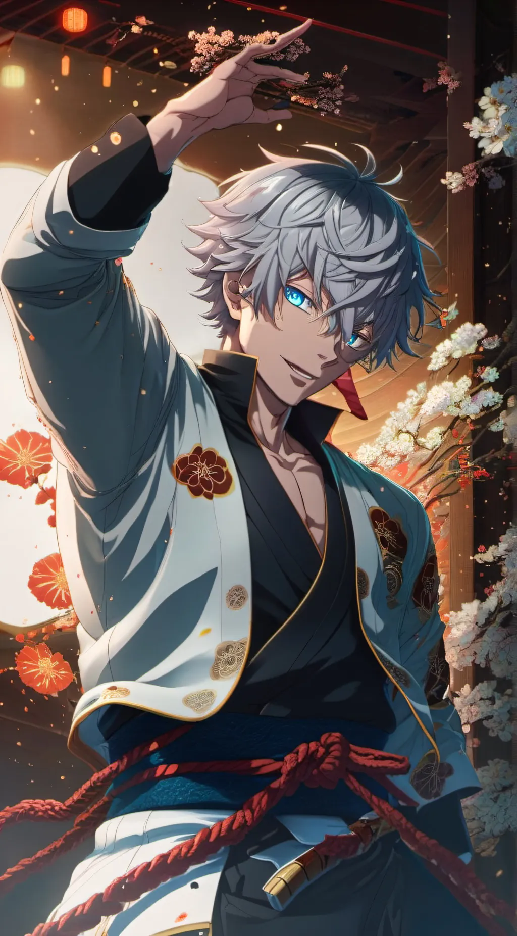 ai character: gojo satoro background