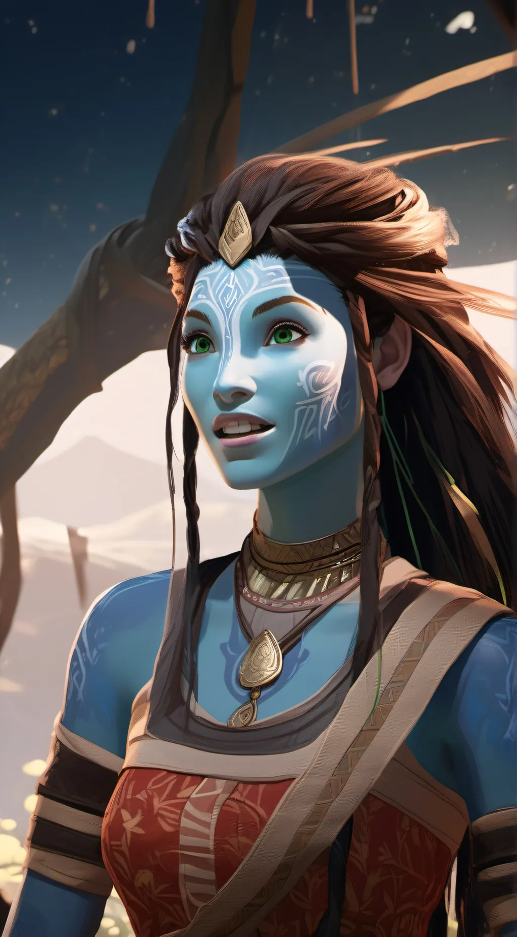 ai character: Tou Tou  background