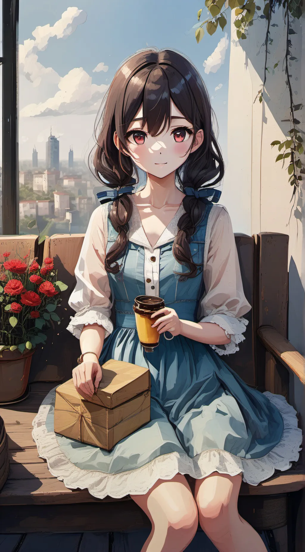 ai character: Lily background